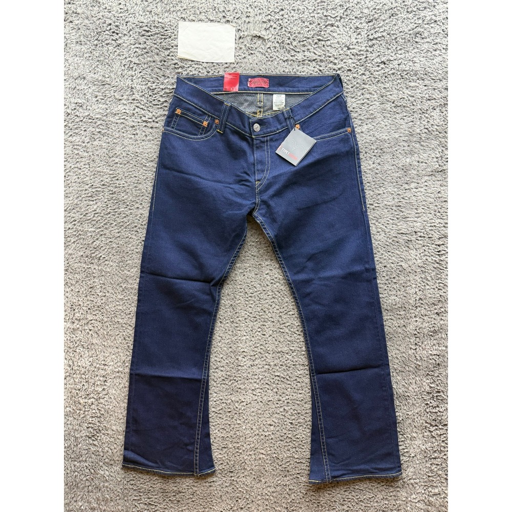 Vintage Y2k Levi's Type 1 Tough Boot Cut Denim Jeans Blue Womens Size 16M NWT